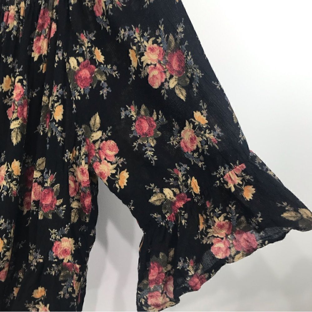 Denim & Supply Ralph Lauren Floral Print On / Off shoulder Boho Blouse - Picture 9 of 12